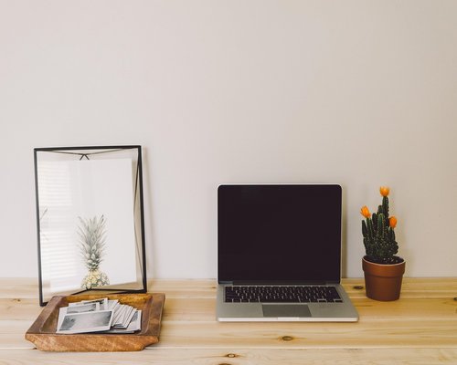 Comfortable ergonomic chair setup at home office